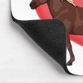 Ik hou van chocolade Rocky Mountain Horse Muismat (Hoek)