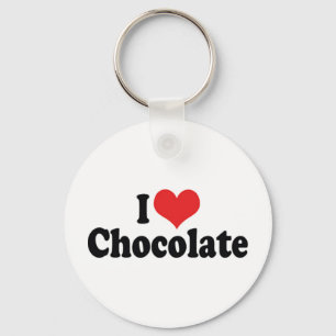 Ik Hou Van Chocolade Sleutelhanger