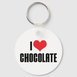 Ik Hou Van Chocolade Sleutelhanger