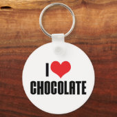 Ik Hou Van Chocolade Sleutelhanger (Voorkant)