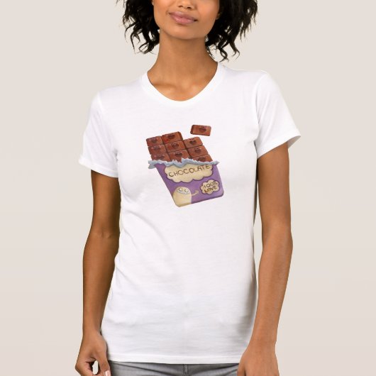Ik hou van Chocolade T-shirt (Voorkant)