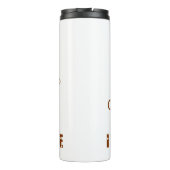 Ik hou van chocolade theobromine moleculaire chemi thermosbeker (Achterkant)