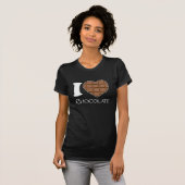Ik hou van chocolade - Zoet Shirt voor meisjes (Voorkant volledig)