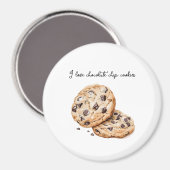 Ik hou van chocoladekoekjes   magneet (Voorkant / Achterkant)