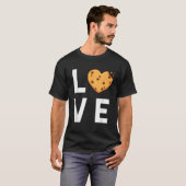 Ik hou van chocoladekoekjes t-shirt (Voorkant volledig)