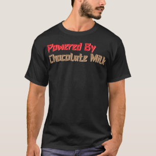 Ik hou van chocolademelk Drink Funny Powered by Ch T-shirt