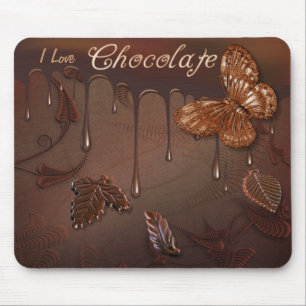 Ik hou van chocolademousepad muismat