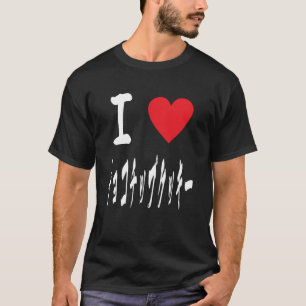 Ik hou van chocoladeschip Lovers japans チ チ ッ ョ  コ T-shirt