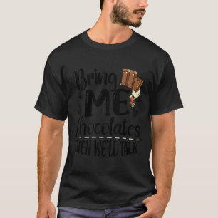 Ik hou van chocoladezoete Snoepjes dessertvoeding T-shirt