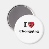 Ik hou van Chongqing China Magneet (Voorkant / Achterkant)