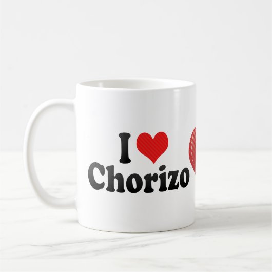Ik hou van Chorizo Koffiemok (Links)