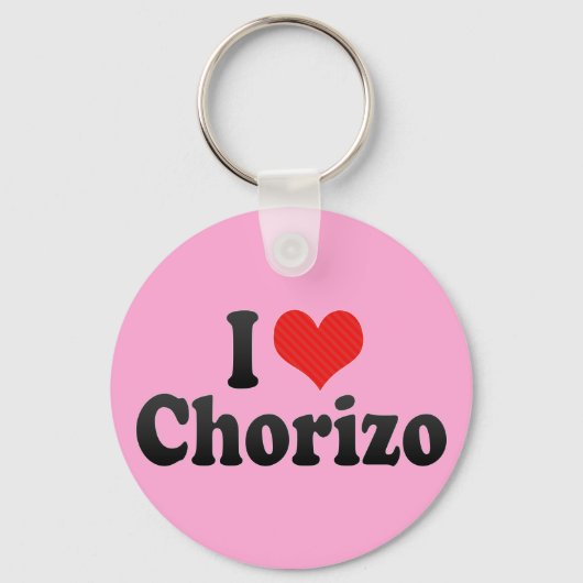 Ik hou van Chorizo Sleutelhanger (Voorkant)