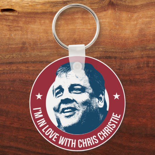 Ik hou van Chris Christie Sleutelhanger (Voorkant)