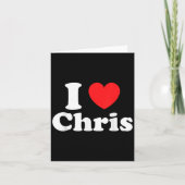 Ik hou van Chris Valentine Sorry Dames Jongens Har Kaart (Voorkant)
