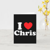 Ik hou van Chris Valentine Sorry Dames Jongens Har Kaart (Gele Bloem)
