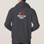 Ik hou van Christelijke rots Hoodie (Achterkant)