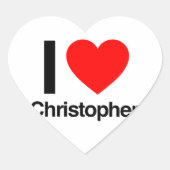 ik hou van christopher hart sticker (Voorkant)