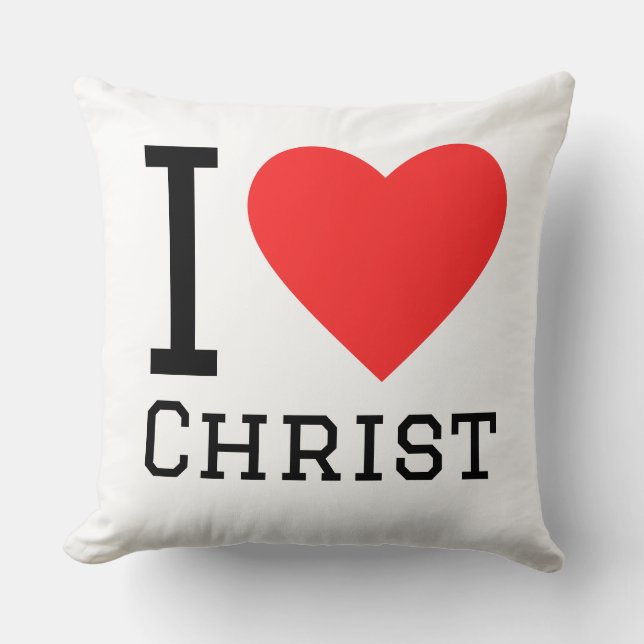 Ik hou van Christus Kussen (Voorkant)