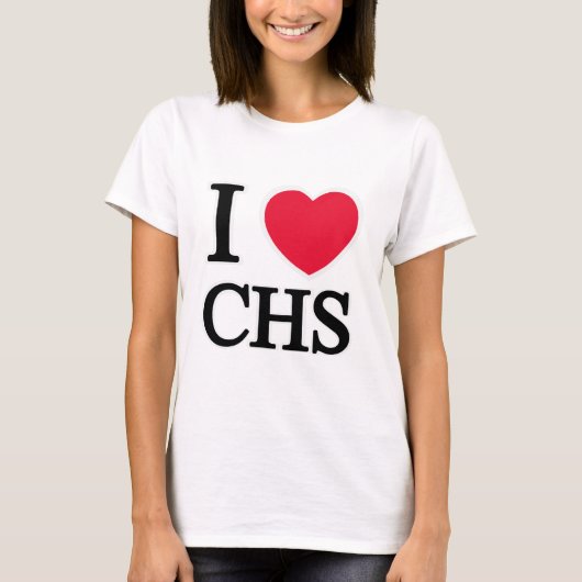 Ik hou van CHS T-shirt (Voorkant)