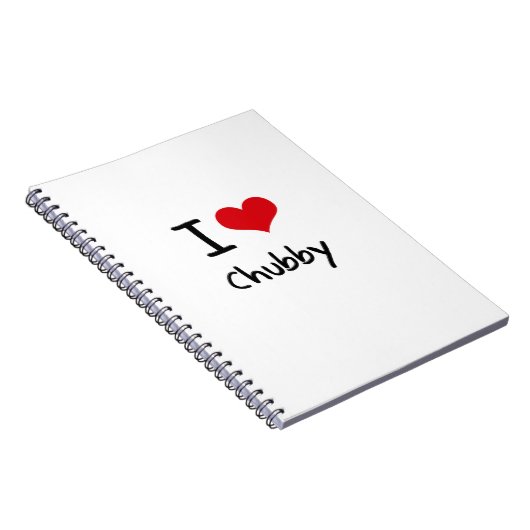 Ik hou van Chubby Notitieboek (Rechterzijde)