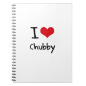 Ik hou van Chubby Notitieboek (Voorkant)