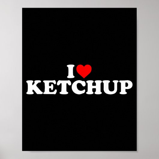 Ik hou van Chup - Hart Poster (Voorkant)