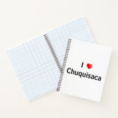 Ik hou van Chuquisaca Notitieboek (Binnen)