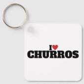 Ik hou van Churros Sleutelhanger (Voorkant)