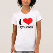 ik hou van churros t-shirt (Voorkant)