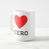 Ik hou van Cicero  Koffiemok (Voorkant links)