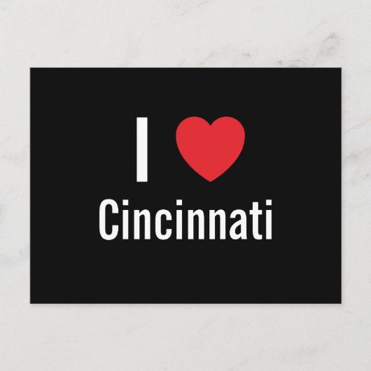 Ik hou van Cincinnati Briefkaart (Voorkant)