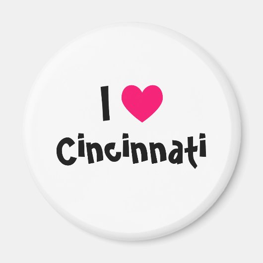 Ik hou van Cincinnati Magneet (Voorkant)