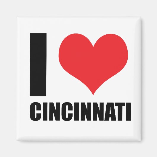 Ik hou van Cincinnati Magneet (Voorkant)