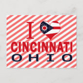 Ik hou van Cincinnati, Ohio Briefkaart (Voorkant)