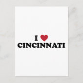 Ik hou van Cincinnati Ohio Briefkaart (Voorkant)