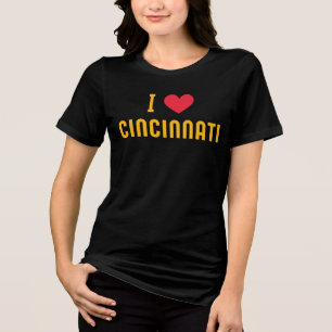 ik hou van Cincinnati,Ohio Tri-Blend Shirt