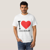 Ik hou van Cincinnati T-shirt (Voorkant volledig)