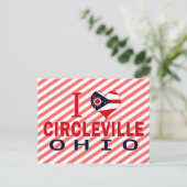 Ik hou van Circleville, Ohio Briefkaart (Staand voorkant)