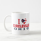Ik hou van Circleville, Ohio Koffiemok (Links)