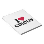 Ik hou van Circus Notitieblok (Schuin)