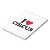 Ik hou van Circus Notitieblok (Linkerzijde)