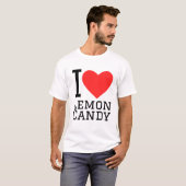 Ik hou van citroen snoep t-shirt (Voorkant volledig)