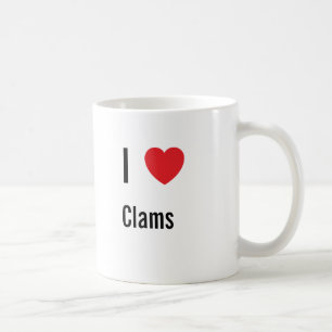 Ik hou van Clams Koffiemok