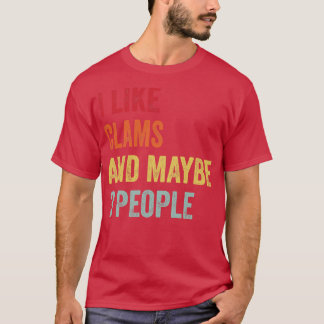 Ik hou van Clams misschien 3 mensen T-shirt