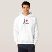 Ik hou van Clara hart T-Shirt (Voorkant volledig)