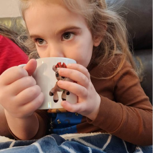 Ik hou van Clarice Reindeer Rudolph's vriendin kin Espresso Kop