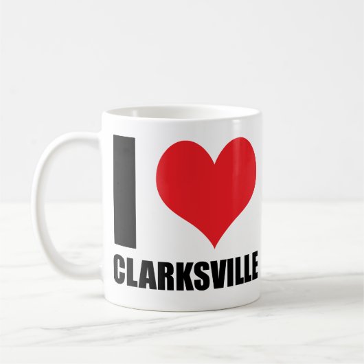Ik hou van Clarksville Koffiemok (Links)