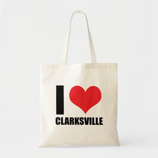 Ik hou van Clarksville Tote Bag (Voorkant)