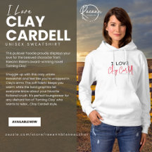 Ik hou van Clay Cardell Basic Unisex Trui