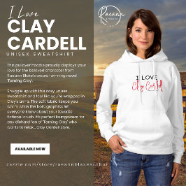 Ik hou van Clay Cardell Basic Unisex Trui Hoodie
